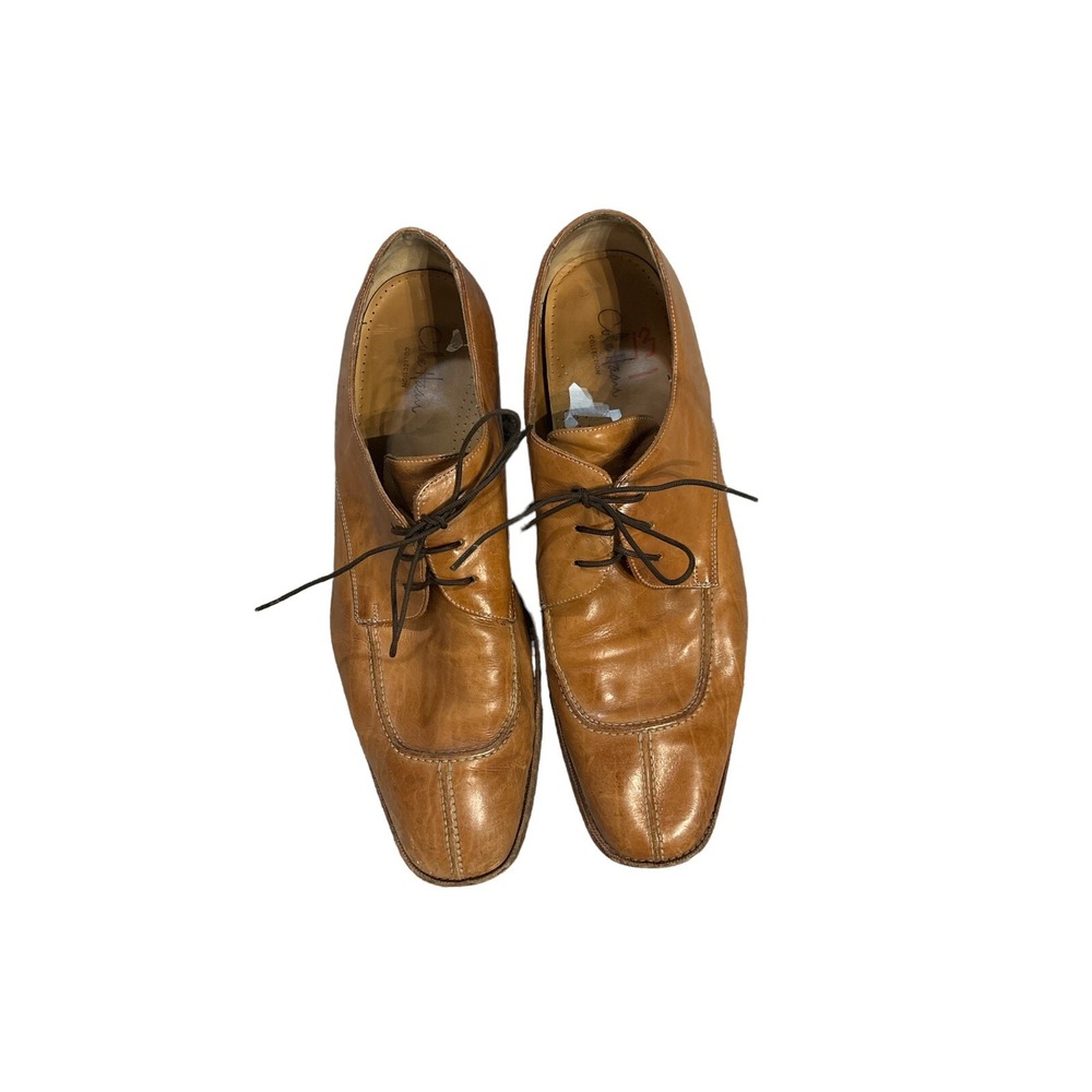 Cole Haan Lace Up Leather Dress Shoes Light Brown Size 13 Business Casual Office
